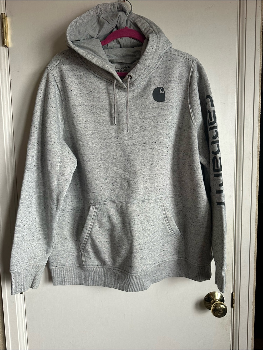 Carhartt Women’s Gray Hooded Work Sweatshirt